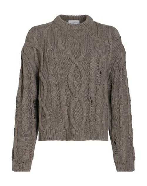 Woman Sweater Taupe Size S Acrylic, Polyester, Wool