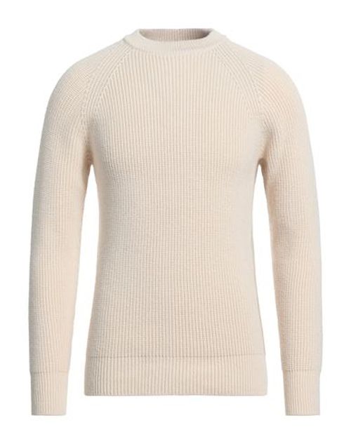 Man Sweater Cream Size 38 Merino Wool, Polypropylene