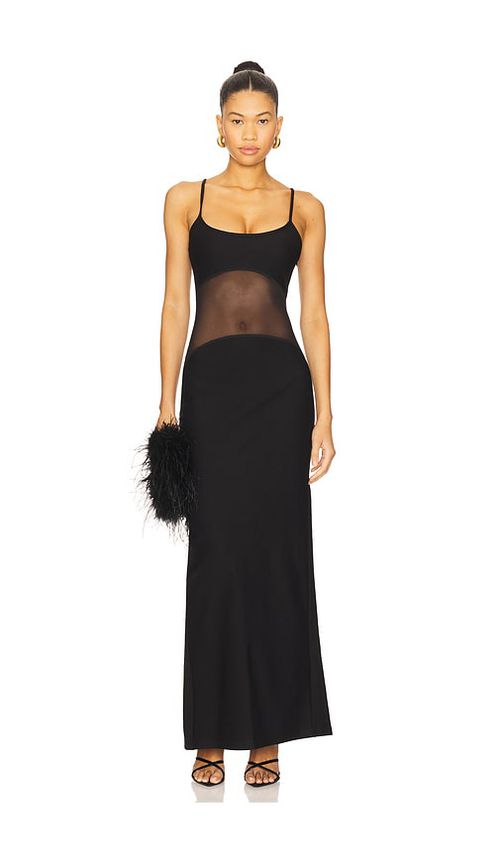 Superdown Foster Dress in Black.  XS. Also in L, M, S