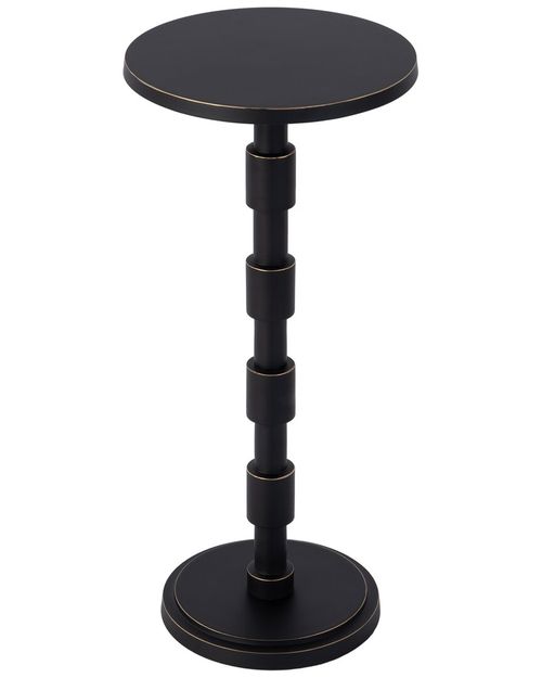 Specialty Company Delano 10In Round All Metal Pedestal Base End Table