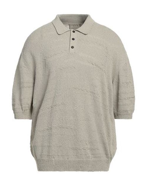 Man Sweater Sage green Size S Cotton, Polyamide
