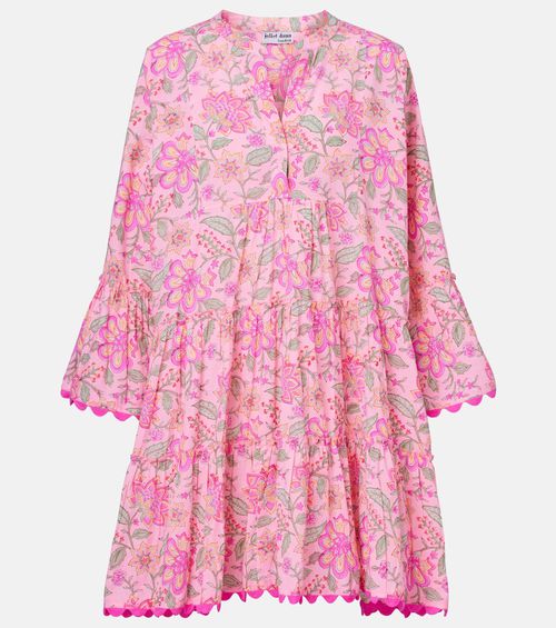 Printed cotton minidress