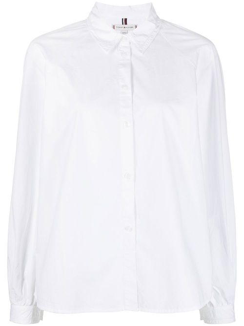 Raglan cotton shirt - White