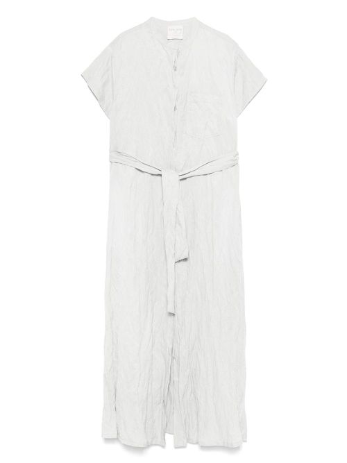 Forte Forte crinkle-finish midi dress - Grey