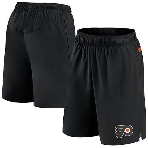 Men's Fanatics  Black Philadelphia Flyers Authentic Pro Tech Shorts - Size Medium