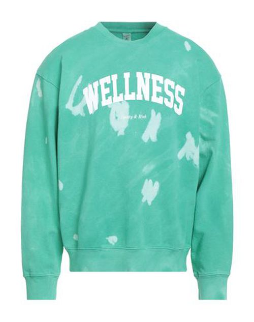 Man Sweatshirt Emerald green Size L Cotton