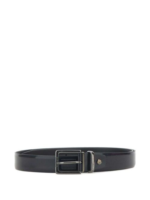 Leather belt - Blue