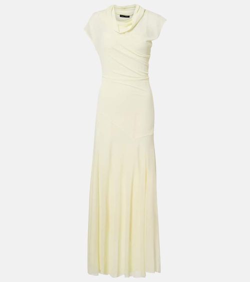 Tamara draped crêpe jersey maxi dress