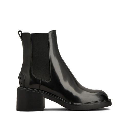 60mm Leather Chelsea Boots
