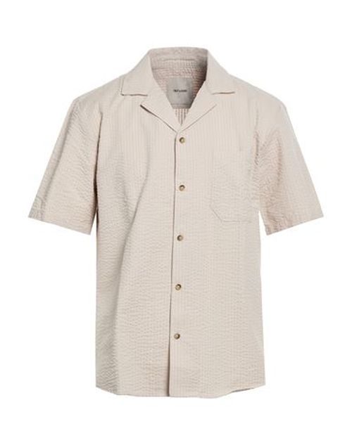 Man Shirt Beige Size S Cotton, Recycled cotton
