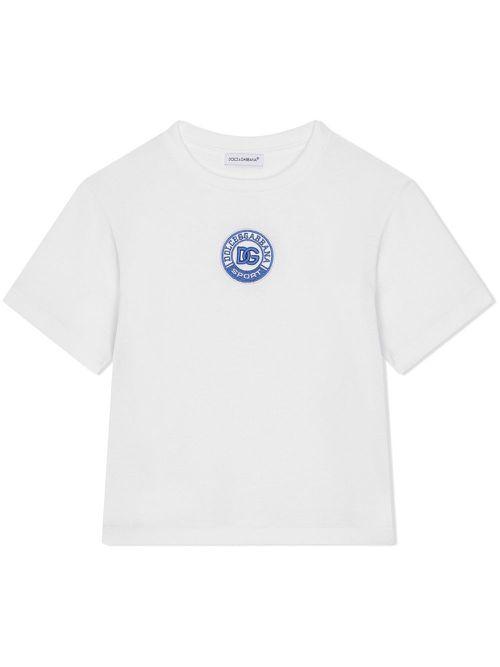Logo-patch T-shirt - White