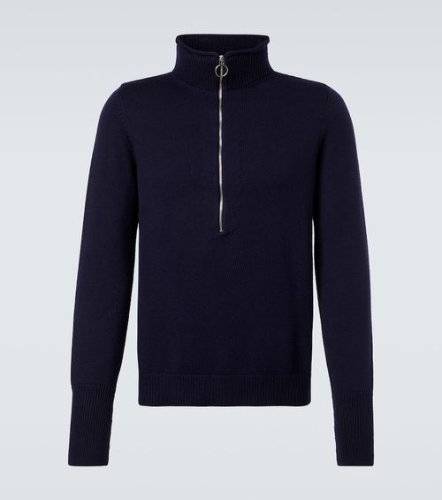 Wool turtleneck sweater