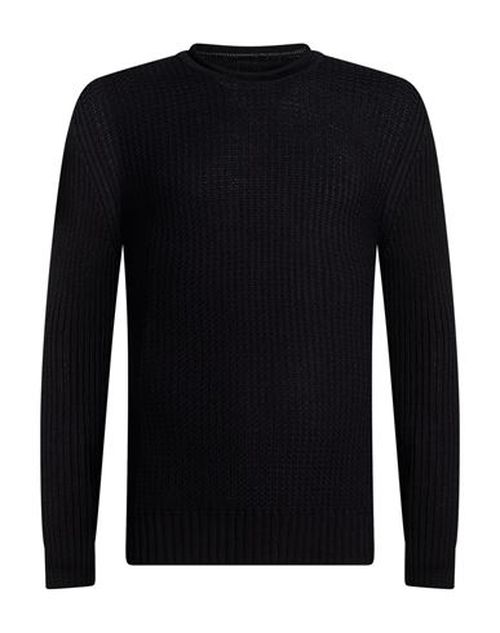 Man Sweater Black Size L Merino Wool, Acrylic