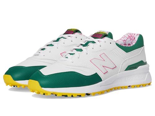 New Balance Mens 997 Sl Golf Shoe, White,