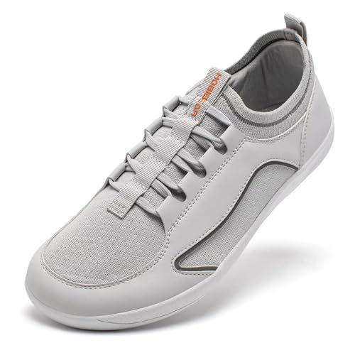 HOBIBEAR Barefoot Minimalist Shoes Womens Mens | Zero Drop | Wide Width Canvas Slip-on Shoes