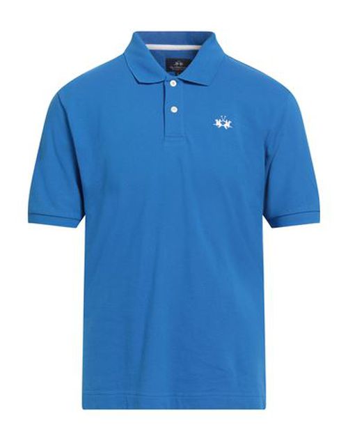 La Martina Man Polo shirt Light blue Size 4XL Cotton