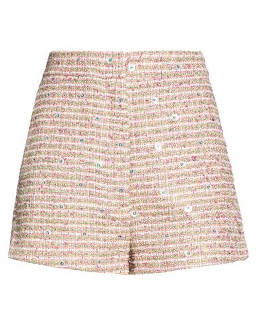 Woman Shorts & Bermuda Shorts Fuchsia Size 10 Viscose, Silk