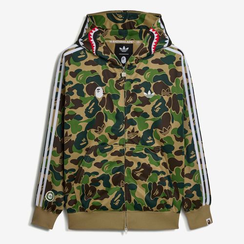 Adidas Shark Track Hoodie x BAPE - crew green - unisex