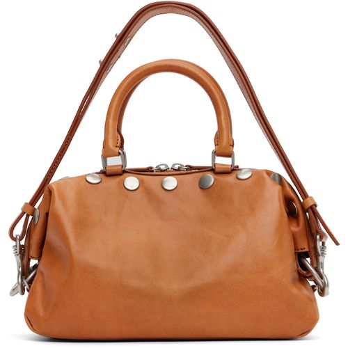 Brown Dumpling Stud Mini Bag
