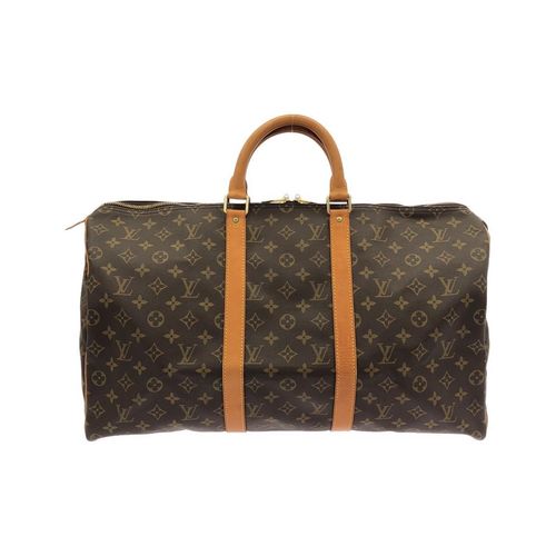 Louis Vuitton Marron Coated Canvas Boston Bag Pre-Owned