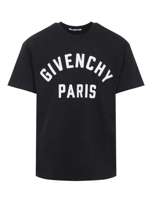 Logo Print Straight Fit Cotton T-Shirt