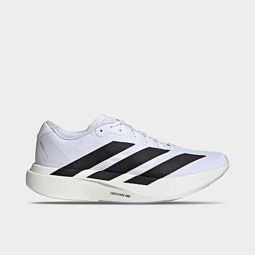 Men's Adizero EVO SL Woven Running Shoes in Cloud White/Core Black/Dash Grey