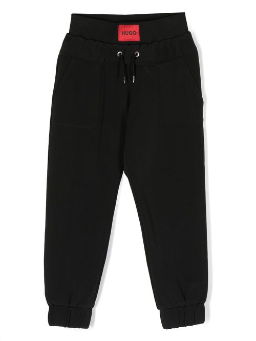 Logo-patch track pants - Black