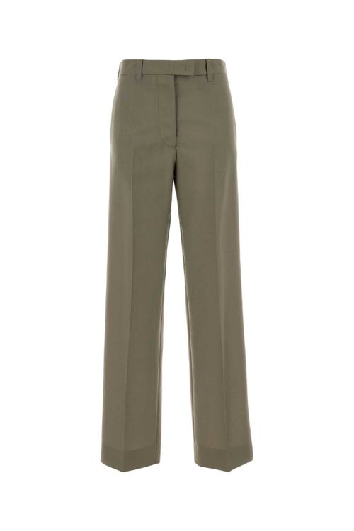Mohair Blend Trousers — Beige