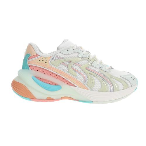 PUMA Womens Inverse Sneakers Warm White/Peach Fizz/Light Mint
