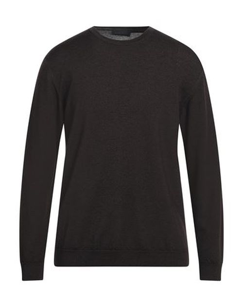 Daniele Fiesoli Man Sweater Dark brown Size M Virgin Wool