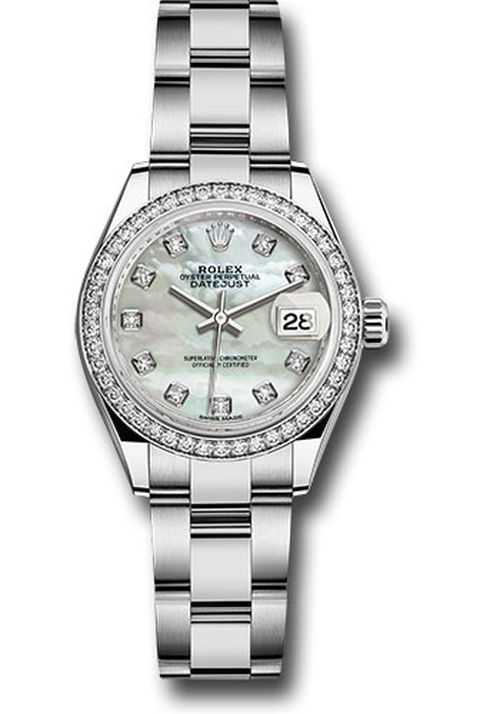 Lady Datejust Automatic Mother of Pearl Diamond Dial Ladies Oyster Watch 279384MDO