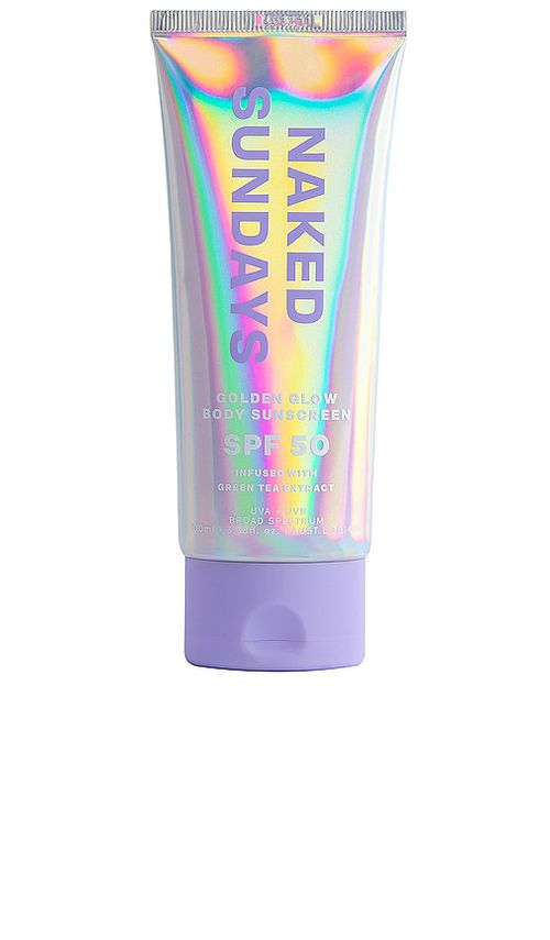 Naked Sundays Golden Glow Body Sunscreen SPF50 in Golden