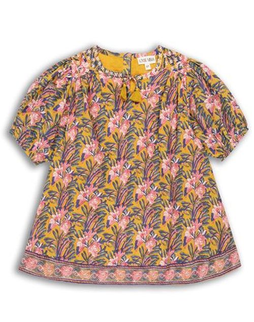 Kid Girl Kids' dress Mustard Size 12 Organic cotton
