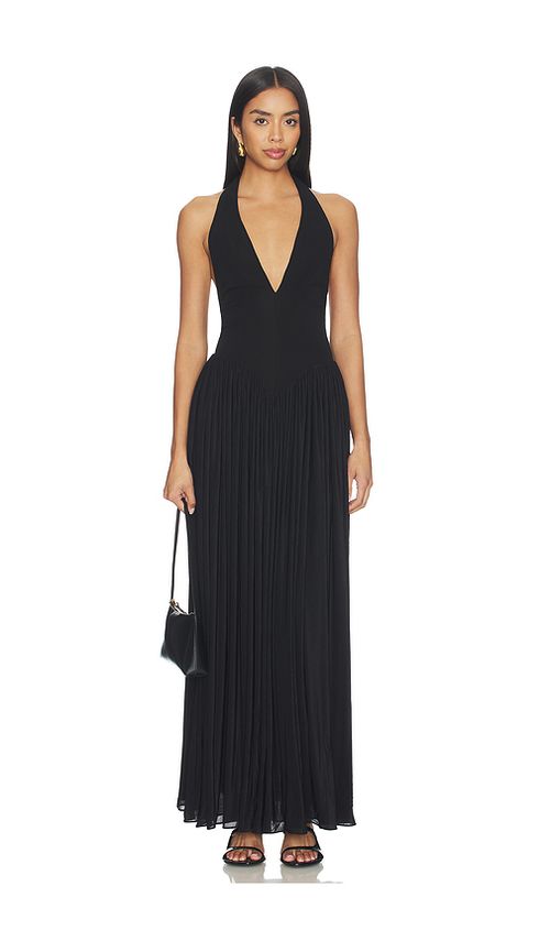 MISHA The Ophelia Jersey Dress in Black. - M also in S
