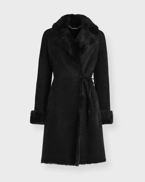 NOUR HAMMOUR Coat Joni Midlength Black EUR