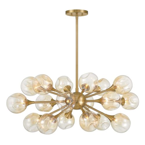 Matisse 18-Light Chandelier in Warm Bra