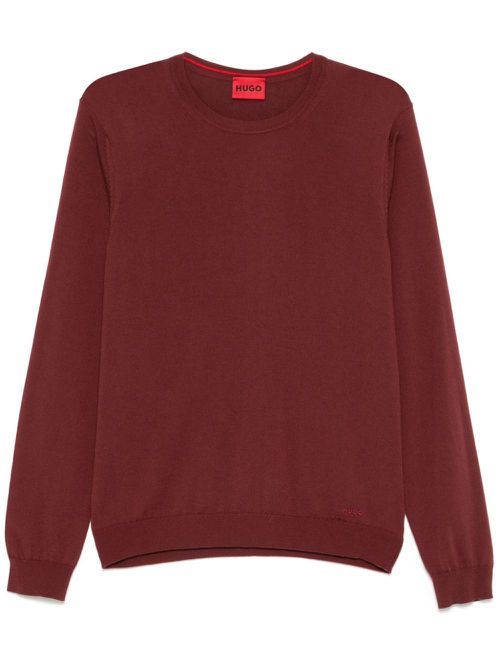 Virgin wool sweater - Red