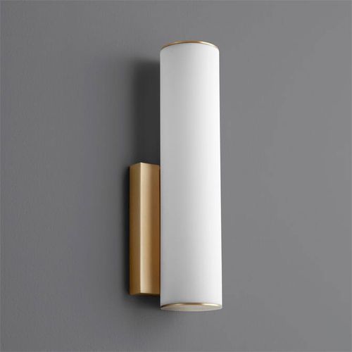 Oxygen Fugit Wall Sconce in Aged Bras
