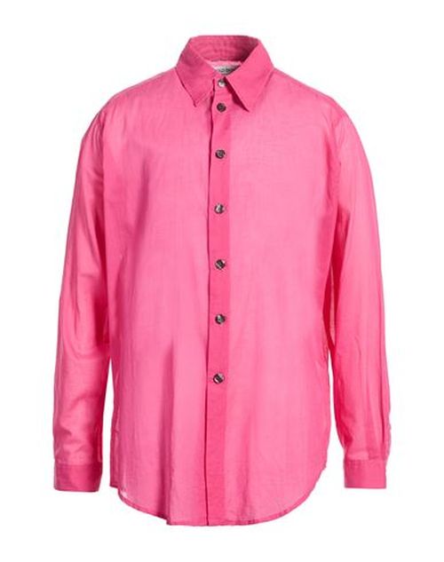 Man Shirt Fuchsia Size L Cotton