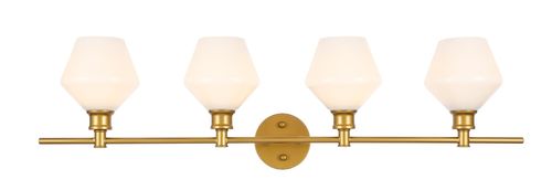 Brass Four Light Wall Sconce from the Gene Collection