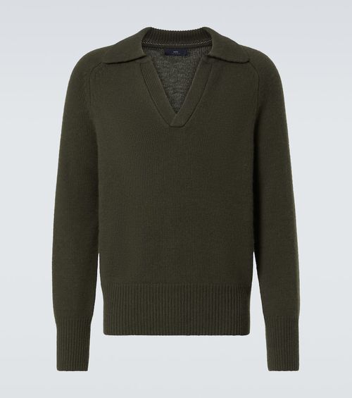 Mr Clifton Gate cashmere polo sweater