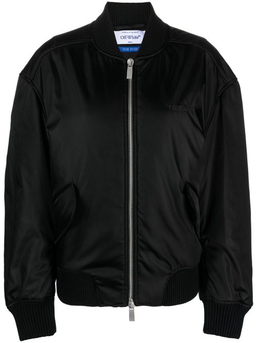 Ny Gab Arrows-motif bomber jacket - Black