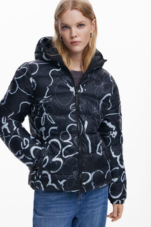 Reversible padded jacket