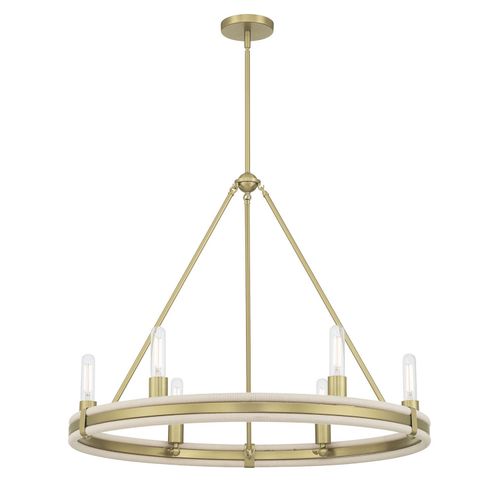 Vintage Brass Chandelier from the Rovessa Collection
