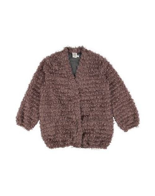 Caffé D'orzo Kid Girl Jacket Light brown Size 10 Polyester, Viscose, Elastane