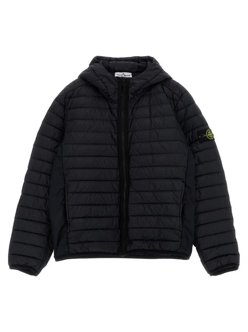Hooded down jacket Blue Polyamide Fibers Jacket, Parka, Casual - Kids