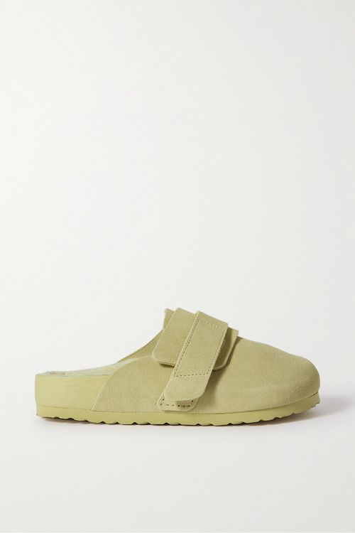 1774 - + Tekla Nagoya Shearling-lined Suede Clogs - Neutrals