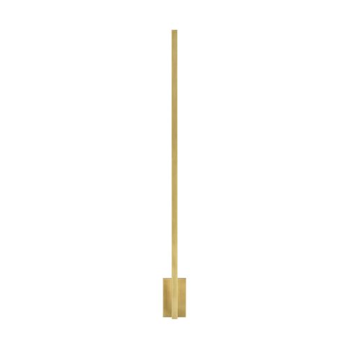 Stagger 1-Light 37.10"H LED Wall Sconce in Natural Bra