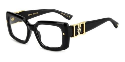 Dsquared2 D2 0171 807 Women’s Eyeglasses Black Size 54 - Blue Light Block Available