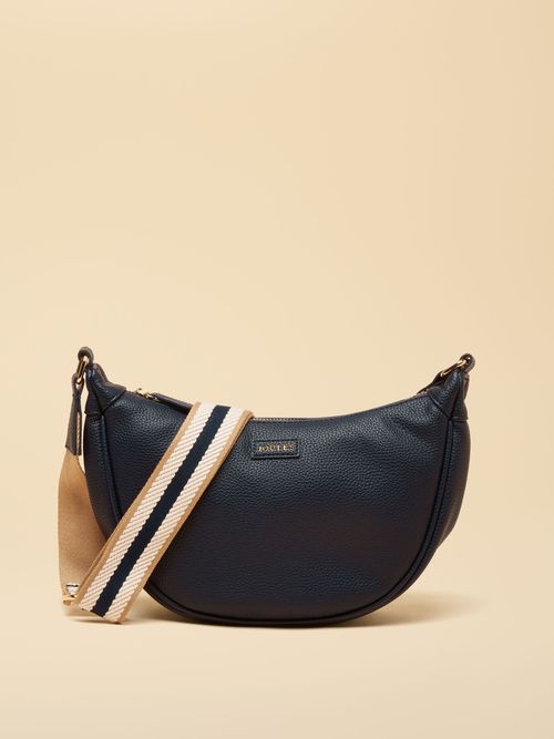 Jade Navy Half Moon Adjustable Cross Body Bag